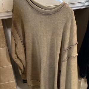 Zenana Outfitters Tan Women's Sweater